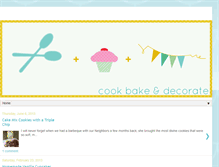 Tablet Screenshot of cookbakeanddecorate.blogspot.com