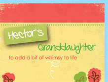 Tablet Screenshot of hectorsgranddaughter.blogspot.com