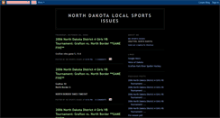 Desktop Screenshot of ndlocalsports.blogspot.com