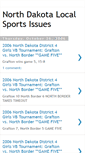 Mobile Screenshot of ndlocalsports.blogspot.com