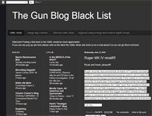 Tablet Screenshot of gunblogblacklist.blogspot.com