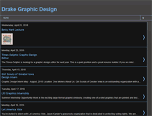 Tablet Screenshot of drakegraphicdesign.blogspot.com
