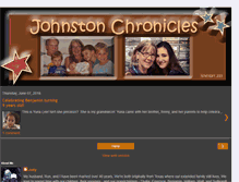 Tablet Screenshot of johnstonchronicles.blogspot.com