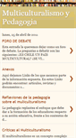 Mobile Screenshot of multiculturalismoypedagogia.blogspot.com