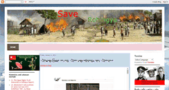 Desktop Screenshot of myanmarrohingyalibrary.blogspot.com