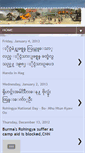 Mobile Screenshot of myanmarrohingyalibrary.blogspot.com