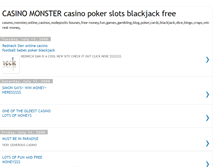 Tablet Screenshot of casinomonster.blogspot.com