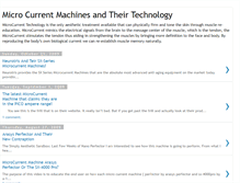 Tablet Screenshot of microcurrenttechnology.blogspot.com