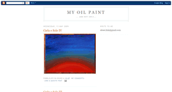 Desktop Screenshot of myoilpaint.blogspot.com