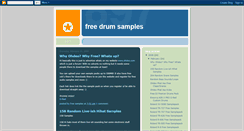 Desktop Screenshot of freedrumsamples.blogspot.com