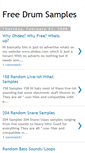 Mobile Screenshot of freedrumsamples.blogspot.com