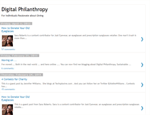 Tablet Screenshot of digitalphilanthropy.blogspot.com