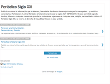 Tablet Screenshot of periodicosigloxxi.blogspot.com
