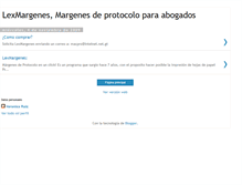 Tablet Screenshot of lexmargenes.blogspot.com