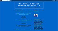 Desktop Screenshot of mrthomaspotter.blogspot.com