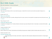 Tablet Screenshot of gustogirl.blogspot.com