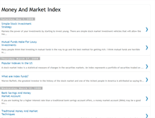 Tablet Screenshot of moneyandmarketindex.blogspot.com