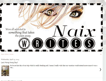 Tablet Screenshot of naixwrites.blogspot.com