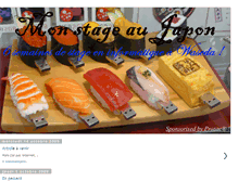 Tablet Screenshot of mon-stage-au-japon.blogspot.com