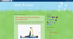 Desktop Screenshot of marykneiser.blogspot.com