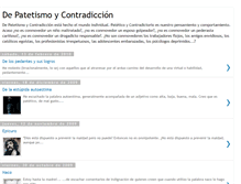 Tablet Screenshot of depatetismoycontradiccion.blogspot.com