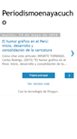 Mobile Screenshot of periodismoayacuchano.blogspot.com