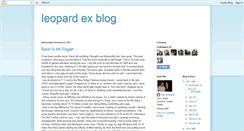 Desktop Screenshot of leopardexblog.blogspot.com