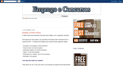 Desktop Screenshot of empregoeconcursos.blogspot.com