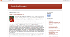 Desktop Screenshot of lifeonlinereviews.blogspot.com