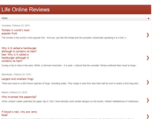 Tablet Screenshot of lifeonlinereviews.blogspot.com