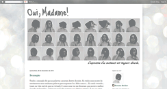 Desktop Screenshot of ouimadame.blogspot.com