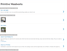 Tablet Screenshot of primitivewoodworking.blogspot.com