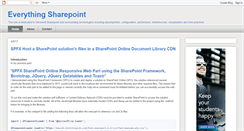 Desktop Screenshot of everythingsharepoint.blogspot.com