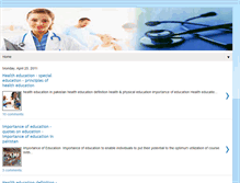 Tablet Screenshot of healthinfopk.blogspot.com
