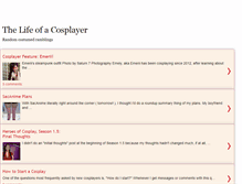 Tablet Screenshot of cosplaylife.blogspot.com