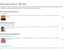 Tablet Screenshot of ownerlessmind.blogspot.com