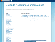 Tablet Screenshot of bekendenederlandsepresentatrices.blogspot.com