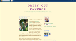 Desktop Screenshot of dailycutflowers.blogspot.com