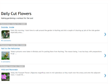 Tablet Screenshot of dailycutflowers.blogspot.com