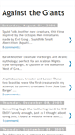 Mobile Screenshot of againstthegiants.blogspot.com