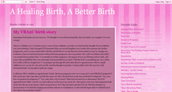 Desktop Screenshot of ahealingbirth.blogspot.com