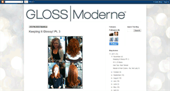 Desktop Screenshot of glossmoderne.blogspot.com