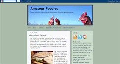 Desktop Screenshot of amateurfoodies.blogspot.com