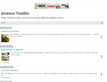 Tablet Screenshot of amateurfoodies.blogspot.com