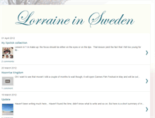 Tablet Screenshot of lorraineinsweden.blogspot.com