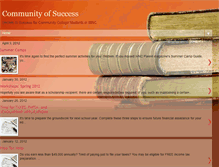 Tablet Screenshot of communityofsuccess.blogspot.com