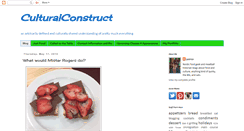 Desktop Screenshot of culturalconstruct.blogspot.com