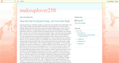 Desktop Screenshot of makeuplover250.blogspot.com