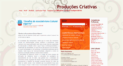 Desktop Screenshot of producoescriativas.blogspot.com