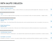 Tablet Screenshot of dieta-salute-bellezza.blogspot.com